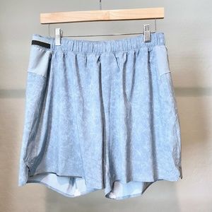 Lululemon Surge Short 6" Lined Blue Dye Mens L